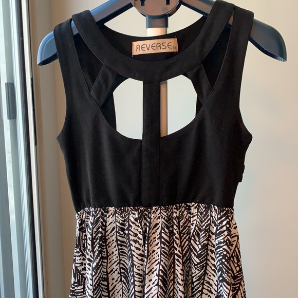 UO Reverse high low flowy dress - Picture 3 of 5